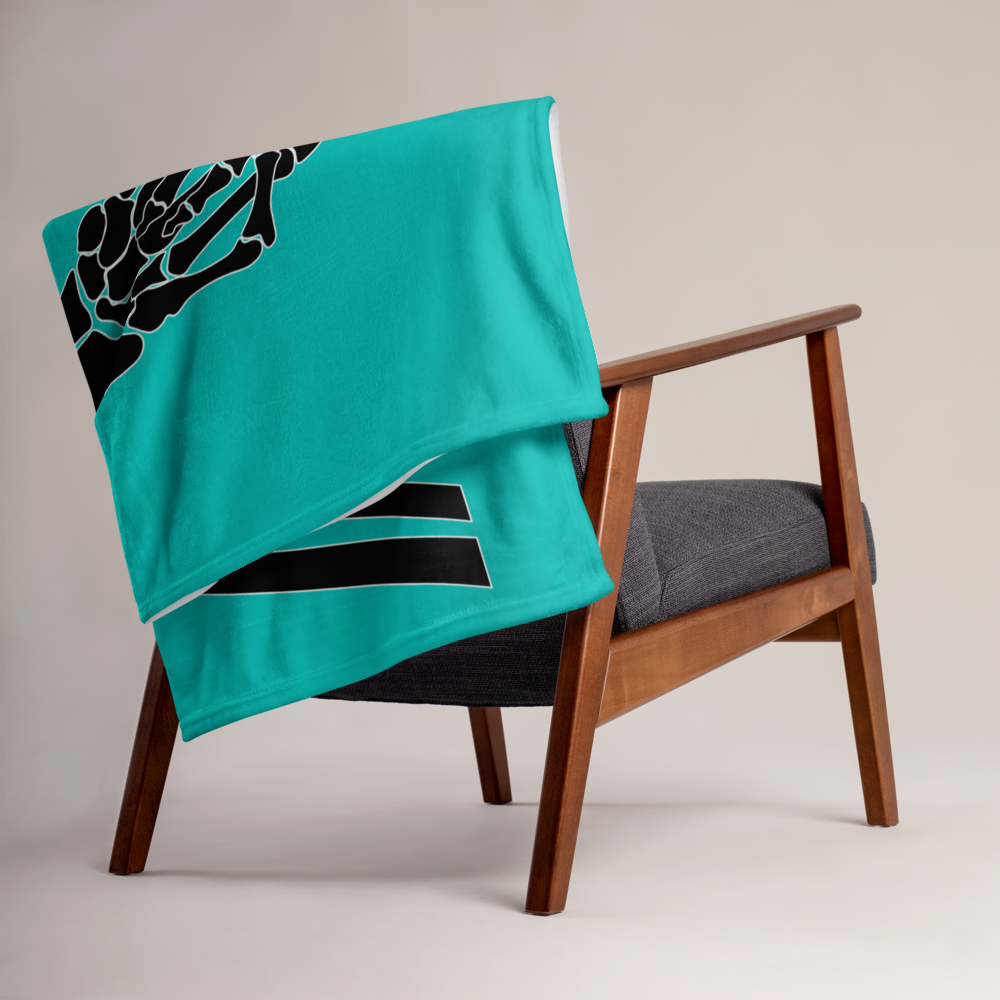 Skeleton Hands Blanket