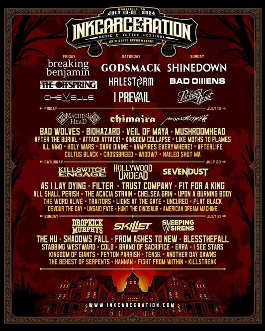 Inkcarceration Lineup Announced