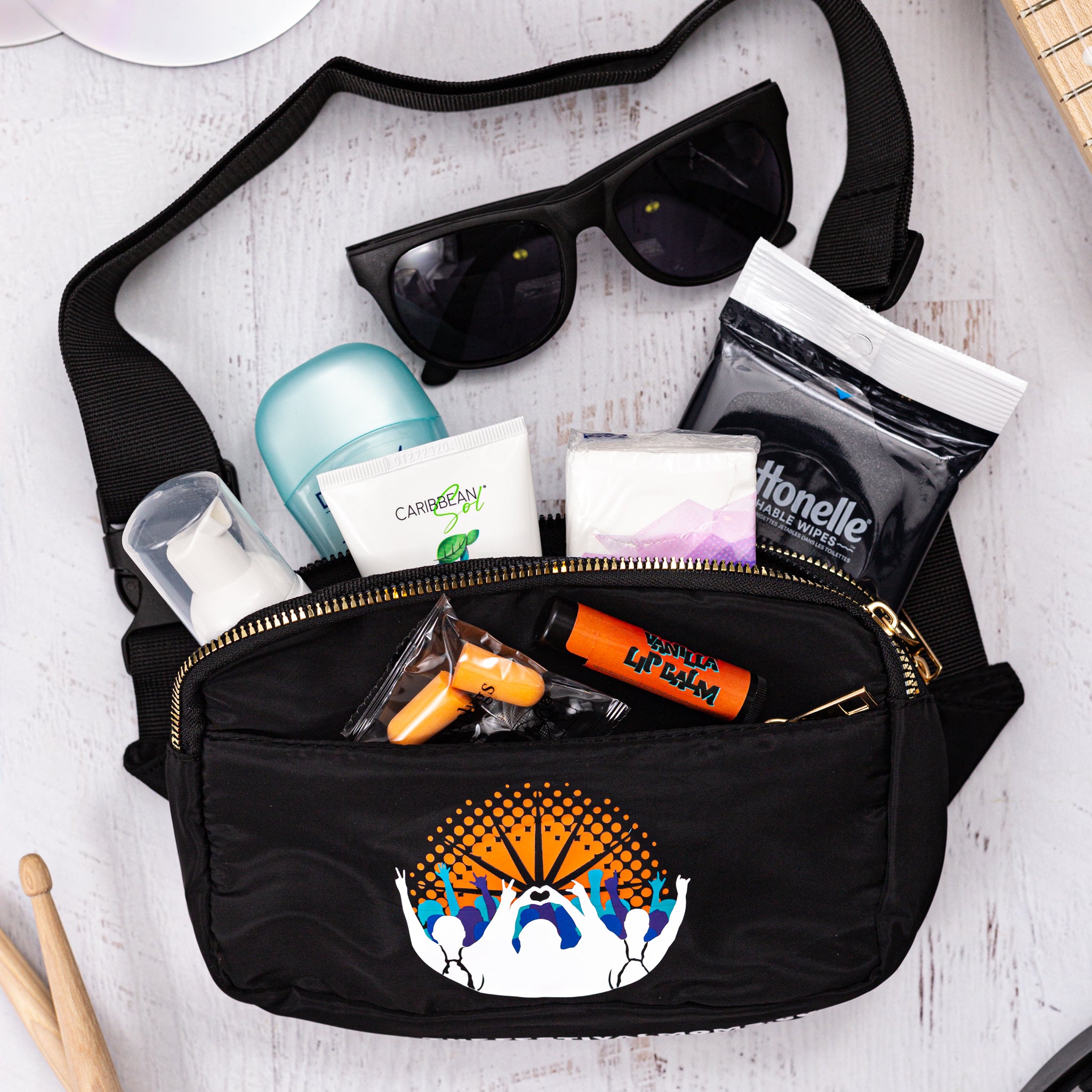 Festival Survival Pack with Solid Fanny Pack Festival Moms